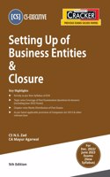 Taxmann's CRACKER for Setting Up of Business Entities & Closure (Paper 3 | SUBEC) - Covering past exam questions (topic-wise) & detailed answers | CS Executive | Dec. 2022 Exam