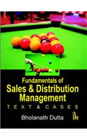 Fundamentals of Sales and Distribution Management