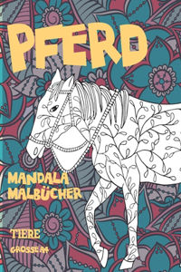 Mandala Malbücher - Grosse A4 - Tiere - Pferd