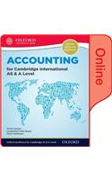 Accounting for Cambridge International as & a Level Online Student Book