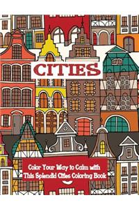 Cities Coloring Book
