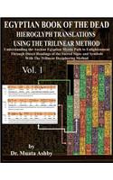 Egyptian Book of the Dead Hieroglyph Translations Using the Trilinear Method