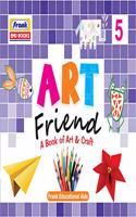 Frank EMU Books Art Friend - A Book of Art & Craft 5 - Drawing, Colouring & Craft Activity Book for Kids Age 9 Years and Above