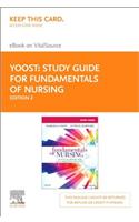 Study Guide for Fundamentals of Nursing - Elsevier eBook on Vitalsource (Retail Access Card)