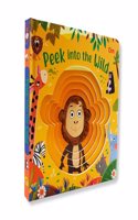 Board book: Peek into the Wild - Illustrated rhymes for kids - Board Book for Children Age 1-3 Years
