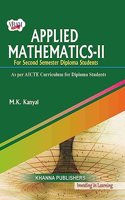 Applied Mathematics - II (as per AICTE Curriculum for Diploma Students) [Paperback]