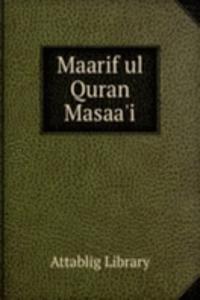 Maarif ul Quran Masaa'i