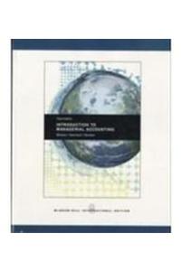 Introduction to Managerial Accounting