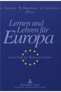 Lernen Und Lehren Fuer Europa
