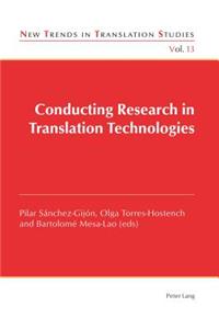 Conducting Research in Translation Technologies