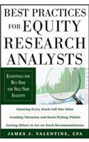 Best Practices for Equity Research Analysts