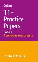 Collins 11+ - 11+ Verbal Reasoning, Non-Verbal Reasoning & Maths Practice Papers Book 2 (Bumper Book with 4 Sets of Tests)