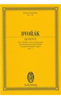 Dvorak: Quintet for 2 Violins, Viola, Violoncello and Double-Bass (Kontrabass), G Major/G-Dur/Sol Majeur, Op. 77
