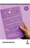Dr Sunil's One Page Solutions for General Practice