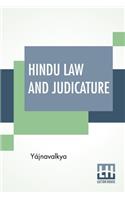 Hindu Law And Judicature