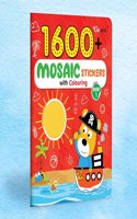 1600+ MOSAIC STICKERS WITH COLOURING BOOK-1 |The Ultimate Artistic Adventure