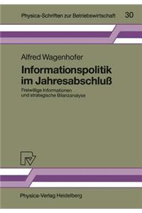 Informationspolitik im Jahresabschluß