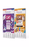 Oswaal CAT 25 Years Solved Papers + 15 Mock Test Papers (Set of 2 books) For 2024 Exam
