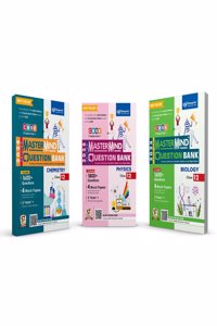 CBSE question bank class 12 Biology, Physics, Chemistry 3 Books Combo by Mastermind for 2025