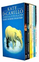 Kate Dicamillo Classic Six Books Box Collection Set (The Miraculous Journey of Edward Tulane, The Magician's Elephant, The Tale of Despereaux, Because of Winn-Dixie, Flora & Ulysses,The Tiger Rising)
