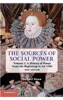 Sources of Social Power: Volume 1, a History of Power from the Beginning to Ad 1760