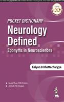 Pocket Dictionary Neurology Defined