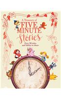 A Treasury of Five Minute Stories: Over 30 Tales and Fables to Share