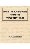 When The KJV Departs From The 