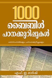 1000 Bible Study Outlines (Malayalam)
