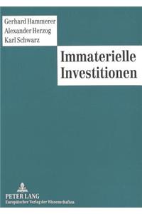 Immaterielle Investitionen