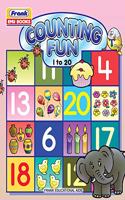 Frank EMU Books Counting Fun 1 to 20 - Numbers 1-20 Learning and Writing Activity Book for Kids