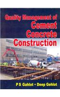 Quality Management of Cement Concrete Construction