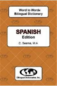 English-Spanish & Spanish-English Word-to-Word Dictionary