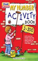 Frank EMU Books My Number Activity Book 1-100 - Numbers 1 to 100 Learning and Writing Activity Book for Kids