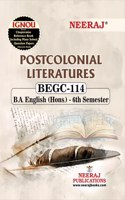 NEERAJ BEGC-114 Postcolonial English Medium -For BA - Ignou - Yash Chapter Wise Help Book including Many Solved Sample Papers & Important Exam Notesâ€“Published by Neeraj Publications