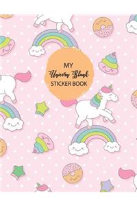 My Unicorn Blank Sticker Book