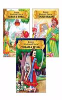 Illustrated Stories for Children (Set of 3 Books) -Tenali Raman, Akbar Birbal and Vikram Betaal