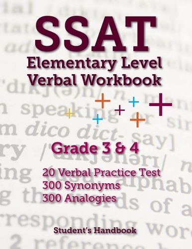 SSAT Elementary Level Verbal Workbook