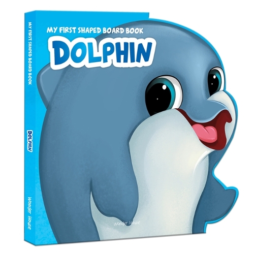 MyÂ FirstÂ ShapedÂ BoardÂ bookÂ - Dolphin, Die-Cut Animals, Picture Book for Children